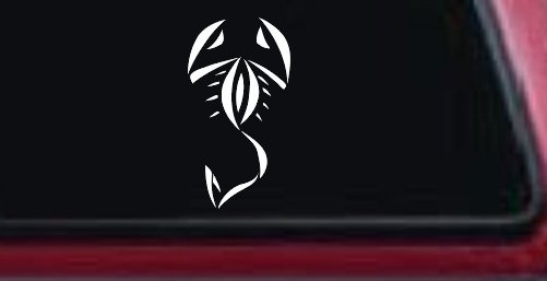 Tribal Scorpion Car or Truck Window Decal Sticker