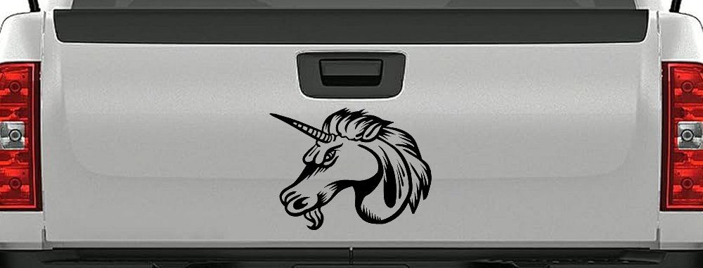 Unicorn Head Car or Truck Window Decal Sticker