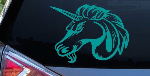 Unicorn Head Car or Truck Window Decal Sticker