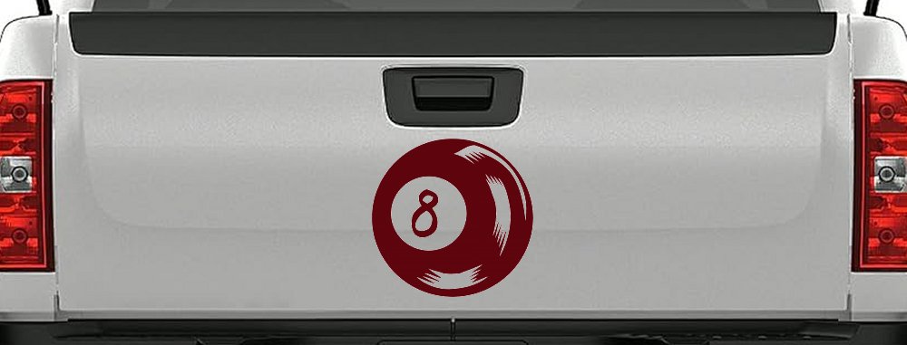 Eight 8 Ball Car or Truck Window Decal Sticker