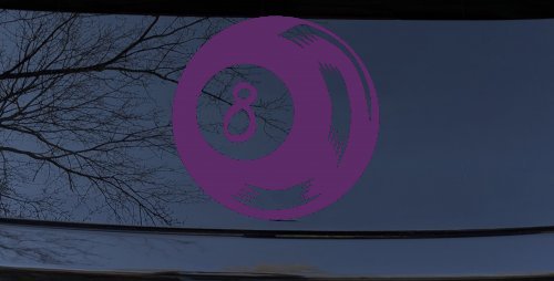Eight 8 Ball Car or Truck Window Decal Sticker