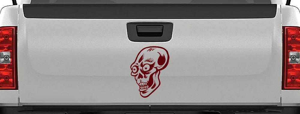 Big Eyed Skull Car or Truck Window Decal Sticker