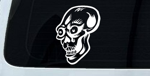 Big Eyed Skull Car or Truck Window Decal Sticker