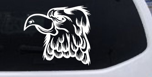 Cartoon Eagle Head Car or Truck Window Decal Sticker