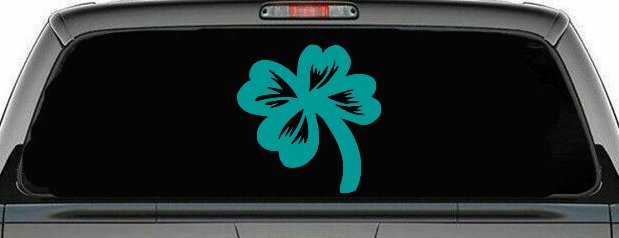 Four Leaf Clover Car or Truck Window Decal Sticker