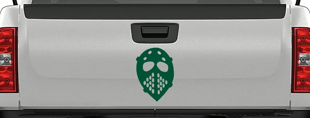 Hockey Mask Sports Car or Truck Window Decal Sticker