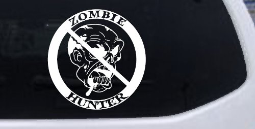 Zombie Hunter Funny Car or Truck Window Decal Sticker