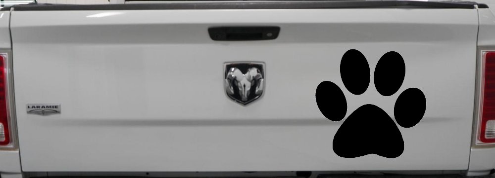 Dog or Cat Paw Sports or Animals Car or Truck Window Decal Sticker
