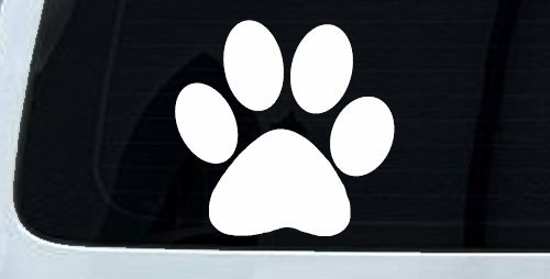Dog or Cat Paw Sports or Animals Car or Truck Window Decal Sticker