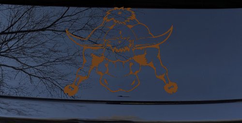 Mean Bad Bull Western Farm Ranch Car or Truck Window Decal Sticker
