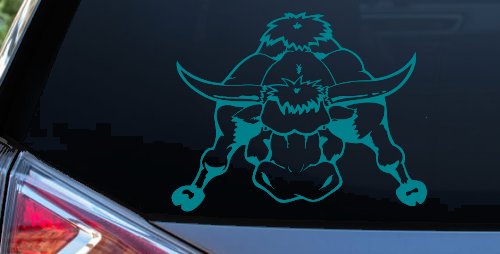 Mean Bad Bull Western Farm Ranch Car or Truck Window Decal Sticker