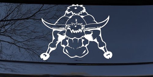 Mean Bad Bull Western Farm Ranch Car or Truck Window Decal Sticker
