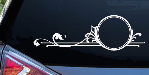 Circle Vine Accents Car or Truck Window Decal Sticker