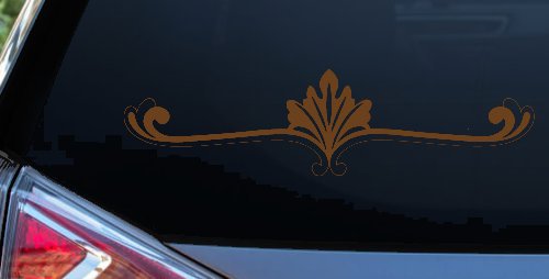 Wide Ornamental Accent Car or Truck Window Decal Sticker