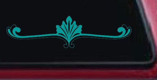 Wide Ornamental Accent Car or Truck Window Decal Sticker