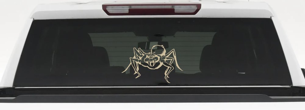 Spider Car or Truck Window Decal Sticker (Desert Sand)