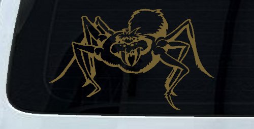 Spider Web Car Truck Window Decal Sticker Vinyl Graphic Auto Decor (Gold)