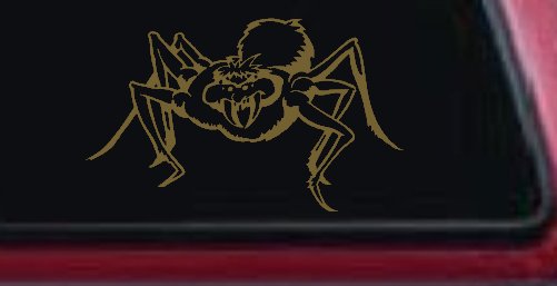 Spider Car or Truck Window Decal Sticker (Gold)
