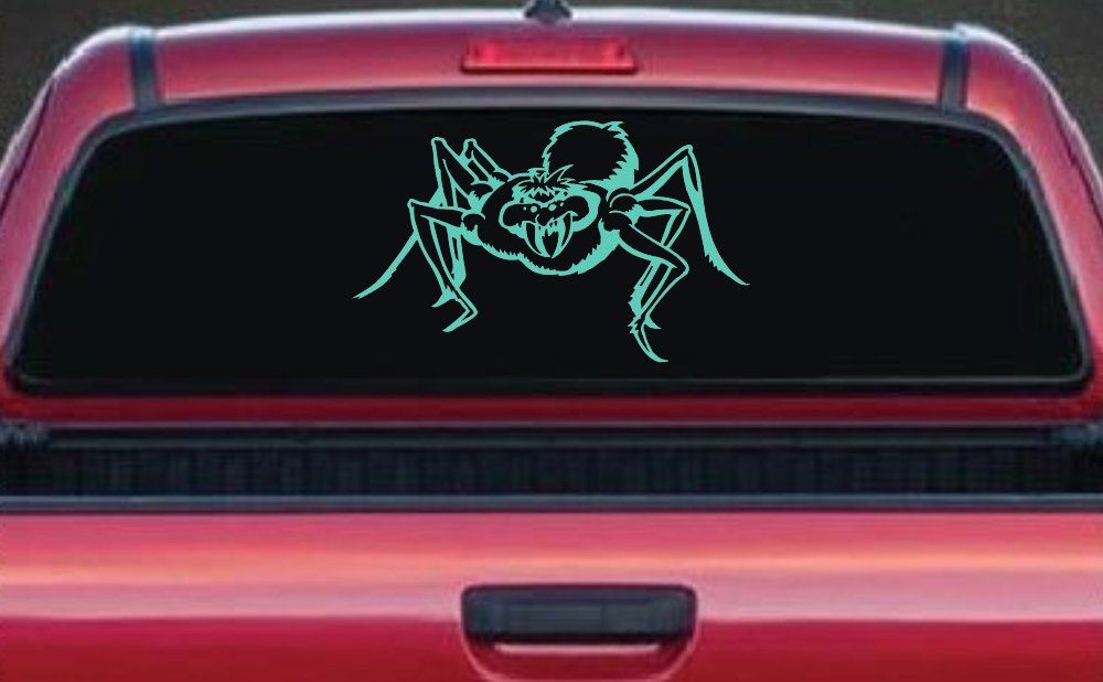 Spider Car or Truck Window Decal Sticker (Mint)