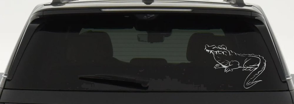 Crocodile Alligator Car or Truck Window Decal Sticker