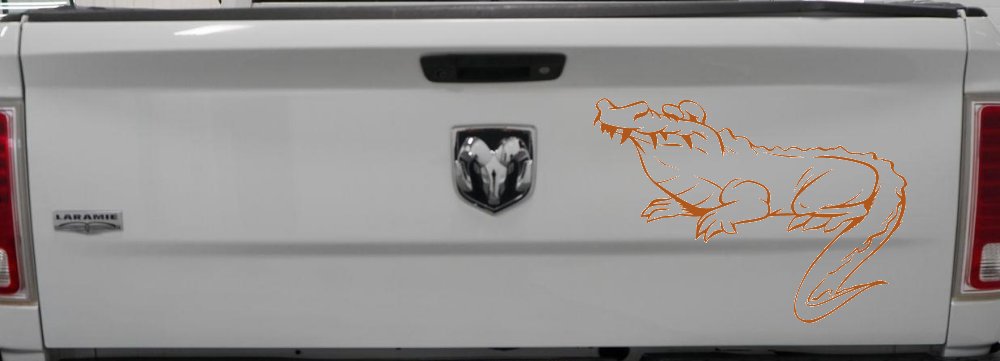 Crocodile Alligator Car or Truck Window Decal Sticker