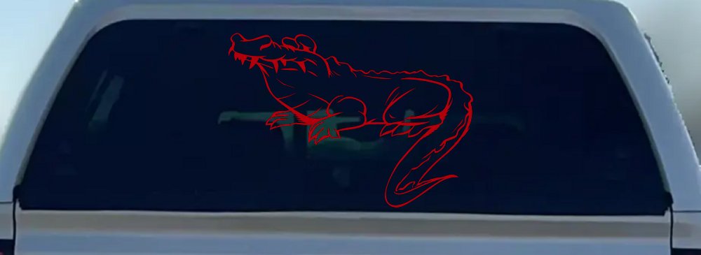 Crocodile Alligator Car or Truck Window Decal Sticker