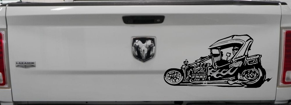 Rat Hot Rod Car or Truck Window Decal Sticker