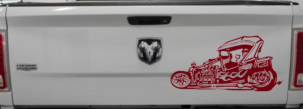 Rat Hot Rod Car or Truck Window Decal Sticker