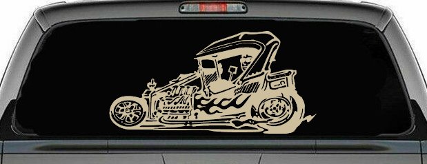 Rat Hot Rod Car or Truck Window Decal Sticker