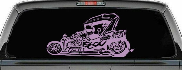 Rat Hot Rod Car or Truck Window Decal Sticker