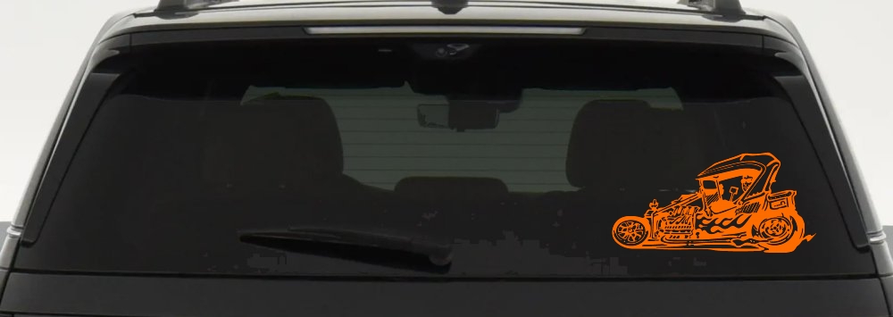 Rat Hot Rod Car or Truck Window Decal Sticker