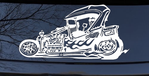Rat Hot Rod Car or Truck Window Decal Sticker