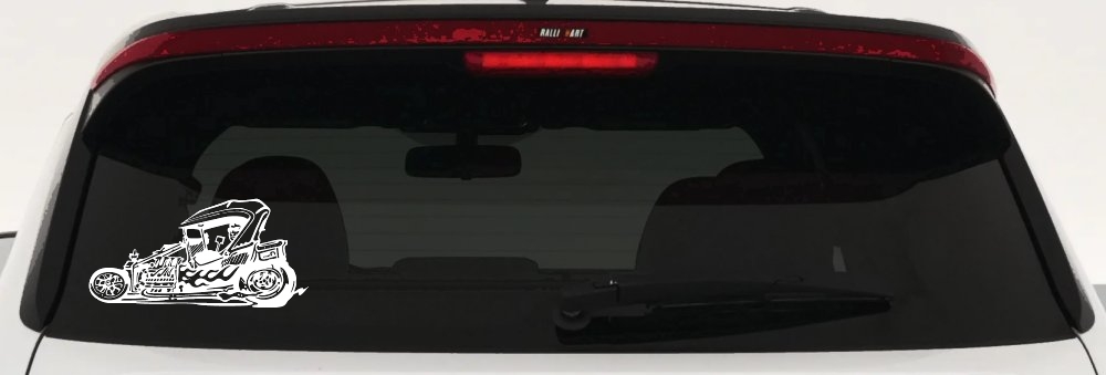 Rat Hot Rod Car or Truck Window Decal Sticker
