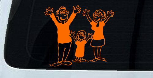 Mom Dad Daughter Family Decal Stick Family Car or Truck Window Decal Sticker