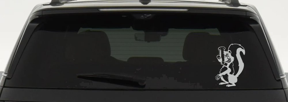 Stinky Skunk Car or Truck Window Decal Sticker
