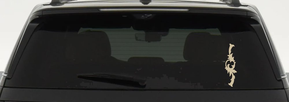 Tall Accent Car or Truck Window Decal Sticker (Desert Sand)