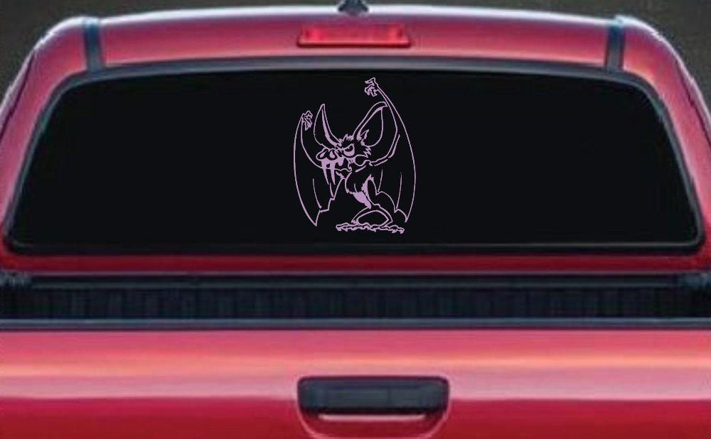 Bad little Bat Car or Truck Window Decal Sticker (Lilac)