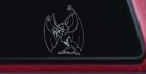 Bad little Bat Car or Truck Window Decal Sticker (Telegrey)