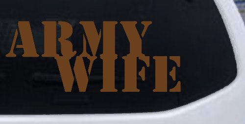 Army Wife Military Car or Truck Window Decal Sticker