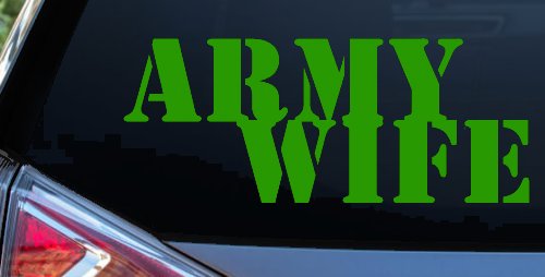 Army Wife Military Car or Truck Window Decal Sticker