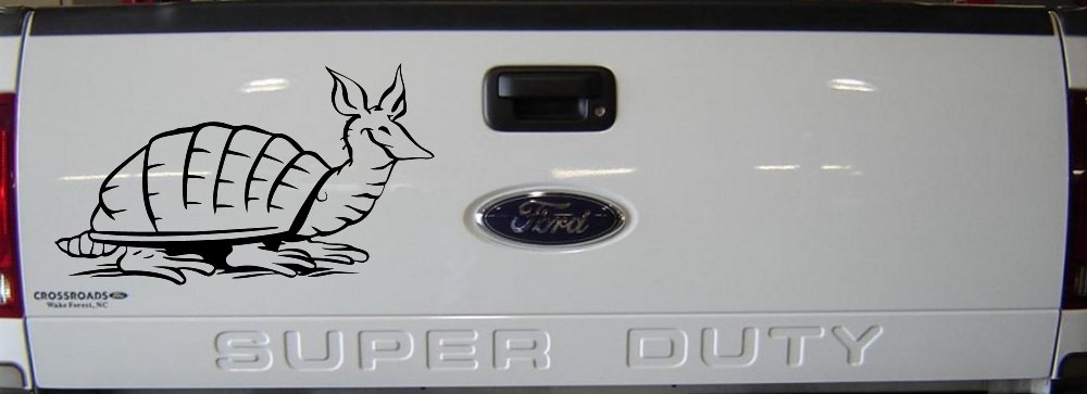 Armadillo Car or Truck Window Decal Sticker