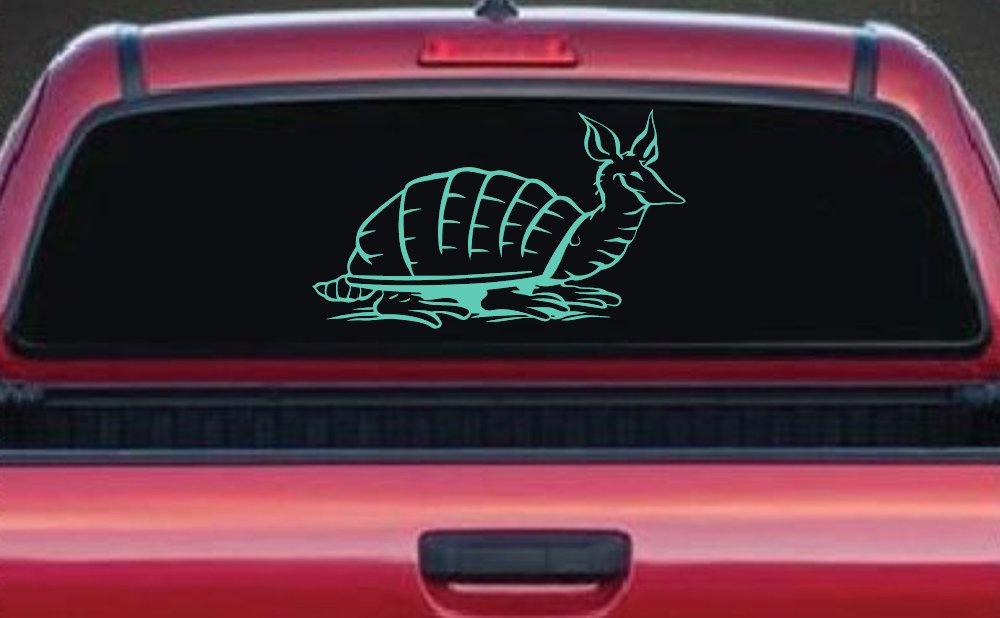 Armadillo Car or Truck Window Decal Sticker