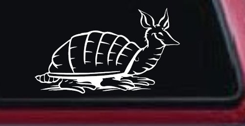 Armadillo Car or Truck Window Decal Sticker