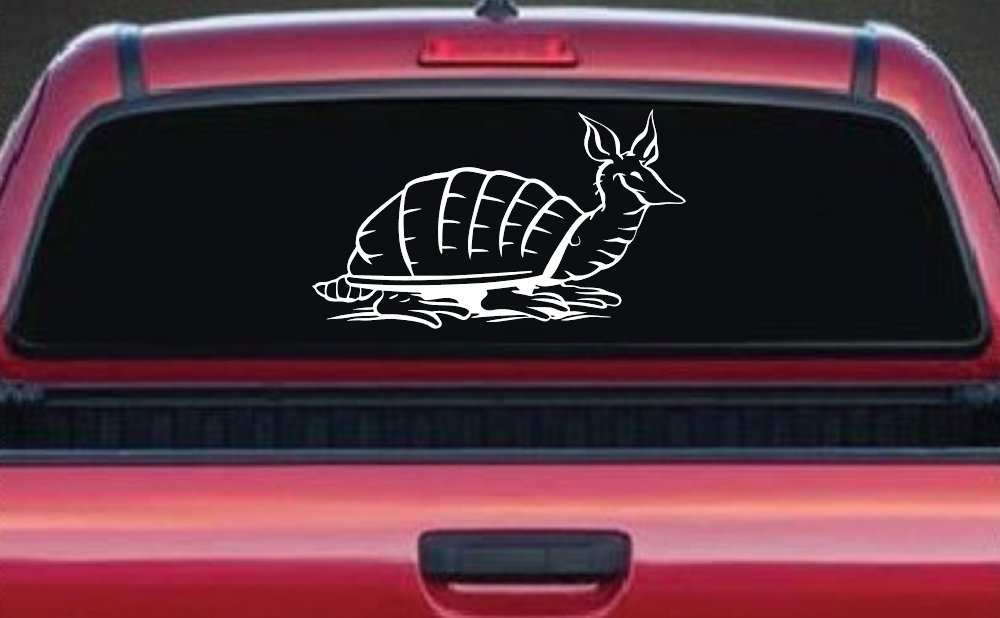 Armadillo Car or Truck Window Decal Sticker
