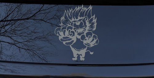 Pouncing Attacking Lion Car or Truck Window Decal Sticker