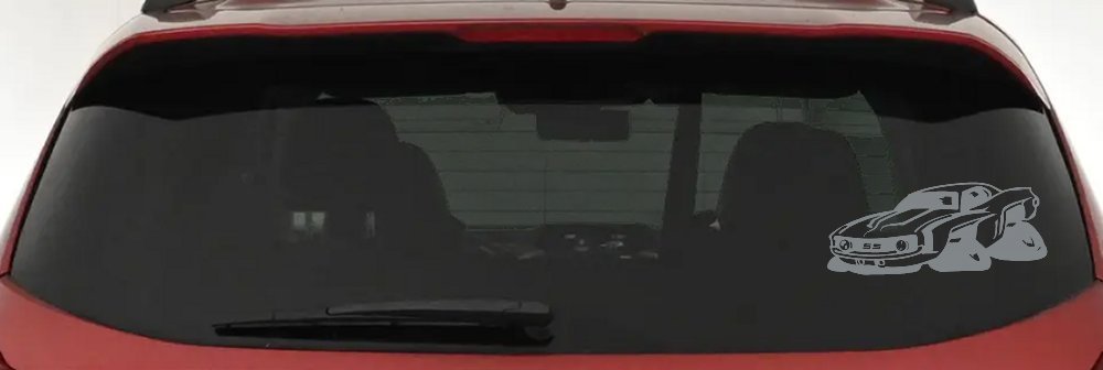 Chevrolet Camaro SS Car or Truck Window Decal Sticker (Telegrey)