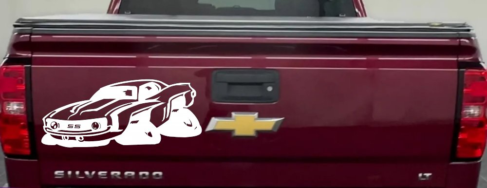 Chevrolet Camaro SS Car or Truck Window Decal Sticker