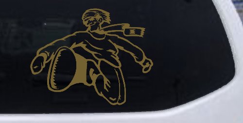 Snowboard Rider Sports Car or Truck Window Decal Sticker