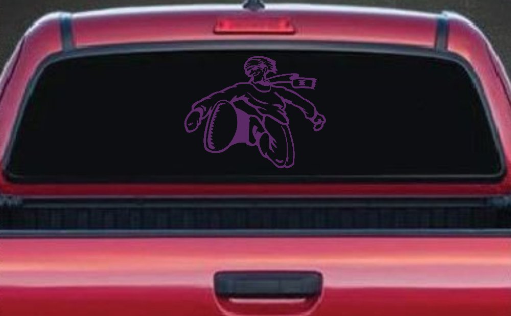 Snowboard Rider Sports Car or Truck Window Decal Sticker