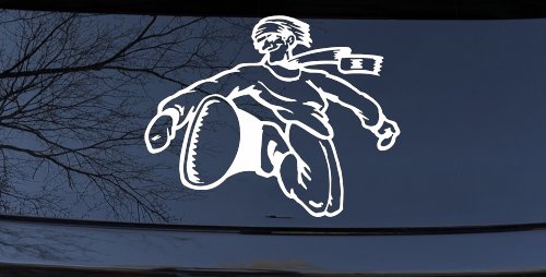 Snowboard Rider Sports Car or Truck Window Decal Sticker